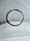 Roman Imperial mosaic glass bracelet preserved in a complete circular form with vibrant multicolored pattern.