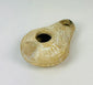 Lámpara de aceite de terracota de la antigua Roma | Artefacto de la vida cotidiana mediterránea | Siglos I-III d. C.