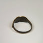 Ancient Eastern Mediterranean silver ring with clustered oval design and preserved historic band