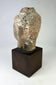 Early Buddhist terracotta Buddha head from Southeast Asia, likely Thailand or Cambodia