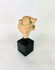 Ancient terracotta head figurine fragment from the Greco-Roman Mediterranean, 1st–2nd century CE.