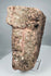 Mesoamerican ceremonial head with surviving pinkish-red pigment