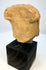Ancient terracotta ceremonial head sculpture fragment, Pre-Columbian era