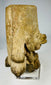 Ancient West Mexican sculptural head with incense vessel form