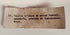Original collection inventory label identifying the Pre-Columbian zoomorphic tripod vessel from Queréndaro, Michoacán, Mexico.