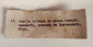 Original collection inventory label identifying the Pre-Columbian zoomorphic tripod vessel from Queréndaro, Michoacán, Mexico.