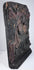 Plain wooden reverse of antique Virgin and Child relief showing vertical grain, tool marks and later hanging hardware