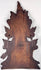 Antique Swiss or southern German woodcarving with pineapple-like central fruit, pomegranate forms and carved basket latticework