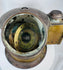 Late 19th century brass ship binnacle compass with gimbaled liquid compass system