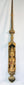 Antique Burmese architectural finial from a Buddhist temple, hand-carved wood with aged patina