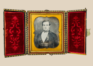 Antique Cased Daguerreotype Portrait | Victorian Gentleman | Circa 1850s–1860s