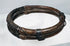 Qing Dynasty Chinese bamboo bracelet with hand-assembled silver-colored mounts