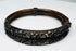 Nineteenth-century Chinese bamboo bracelet with scrolling foliate ornament