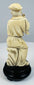 Three-quarter view of the Chinese Daoist immortal Zhang Guolao carving