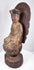 Late Ming to Early Qing Guanyin with layered robes, meditative posture and extensive historic devotional patina