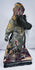 Late Qing to Republic Period wooden Guan Yu statue with applied fibre beard