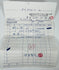 Original 1997 Japanese Wakō Fine Art Department dealer document recording the ensho-ire gunpowder flask at ¥65,000