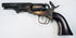 1859 Colt Model 1849 Pocket Revolver displaying its compact frame, five-shot cylinder, curved trigger, and octagonal barrel.