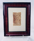 European Old Master style figure sketch executed in sepia ink on animal parchment