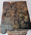 Hand-carved floral and foliate panel on an antique South Asian chest