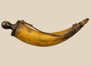 Antique Frontier Black Powder Horn | Circa Late 18th/Early 19th Century