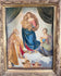 Framed Madonna di San Sisto reproduction showing the Virgin Mary, Christ Child, Saint Sixtus, Saint Barbara and winged putti