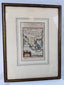Original hand-colored map of Ottoman Europe professionally matted and framed for display.