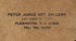 Peter Jones Art Gallery stamp on the reverse of the framed 1686 Ottoman Europe map documenting its provenance.