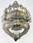 Himalayan ritual bronze mask depicting a fierce protective deity, Nepal or Northern India, late 19th–early 20th century