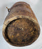 Himalayan ethnographic artifact with geometric ornamentation, aged patina, and utilitarian form