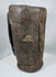 Antique tribal wooden storage vessel from the Himalayan region with sculptural rustic appearance