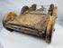 South Asian folk art ceremonial wagon with geometric chip-carved decoration