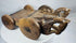 South Asian wooden ceremonial vehicle with decorative rosette and star motifs