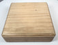 Original fitted wooden storage box accompanying the circa 1840 signed Eizui Japanese tsuba