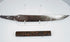 Full-length view of a Japanese sword-mounted kogatana blade and kozuka handle
