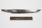 Late Edo Japanese kogatana utility knife and patinated copper-alloy kozuka