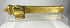 Ottoman Empire bronze travelling ink and pen case with hinged inkwell and engraved decoration