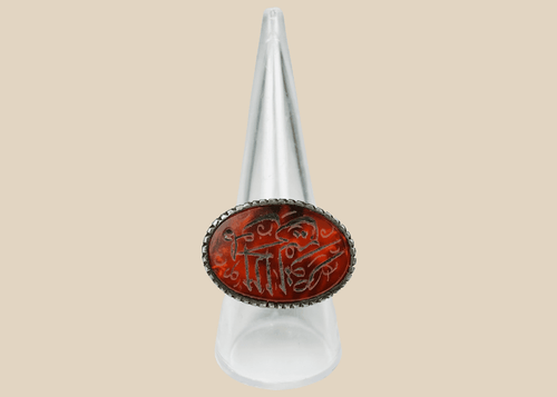Antique Middle Eastern Carnelian Seal Ring | 19th Century Intaglio