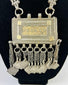 19th-century silver necklace from Oman with multi-strand chain and dangles