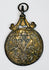 European religious artifact depicting Saint Anthony of Padua, crafted as a wearable devotional medal.
