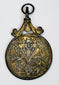 European religious artifact depicting Saint Anthony of Padua, crafted as a wearable devotional medal.