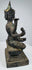 Back view of the Rattanakosin bronze Phra Phrom sculpture and stepped base