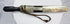 Tibetan single-edged dagger housed in its original silver-mounted scabbard