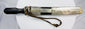 Tibetan single-edged dagger housed in its original silver-mounted scabbard