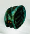 Archaeological Egyptian scarab beetle charm with preserved glaze and symbolic design