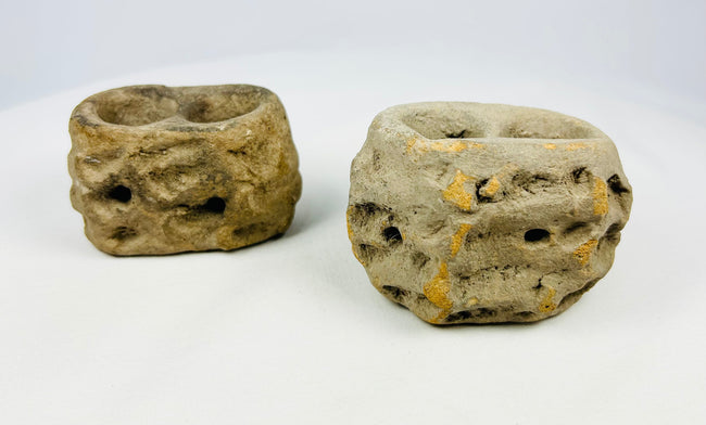 Pre-Columbian Teotihuacan sand-based clay brazier for incense or offerings