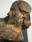 Carved wooden Christ figure from Spain or Italy with missing arms and historic surface wear