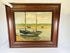 Early 20th century oil painting Bateaux – Boat signed by Jules Ribeaucourt