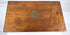 Historic apothecary case containing clear and amber pharmaceutical bottles