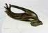 Antique Lanna/Lan Xang bronze Buddha hand fragment, elongated fingers in Abhaya mudra.